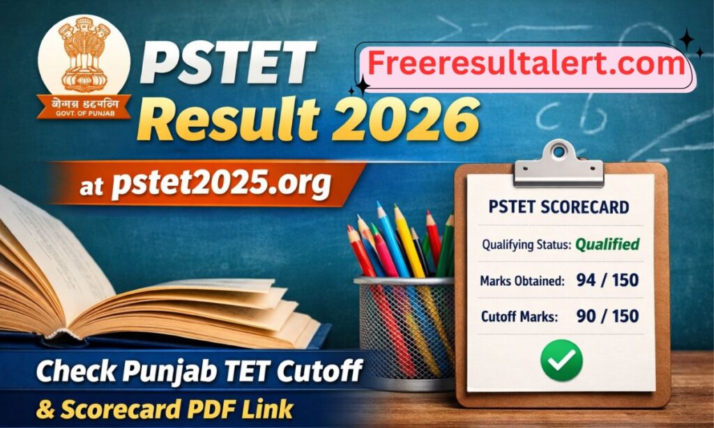PSTET Result 2026