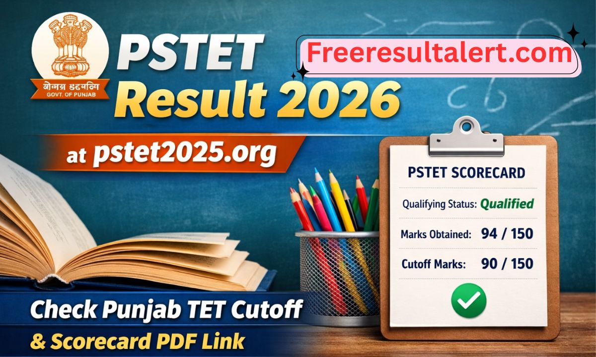 PSTET Result 2026