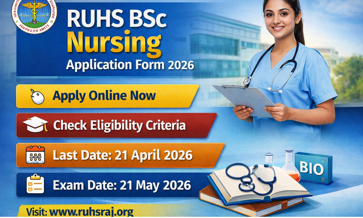 RUHS BSc Nursing Application Form 2026